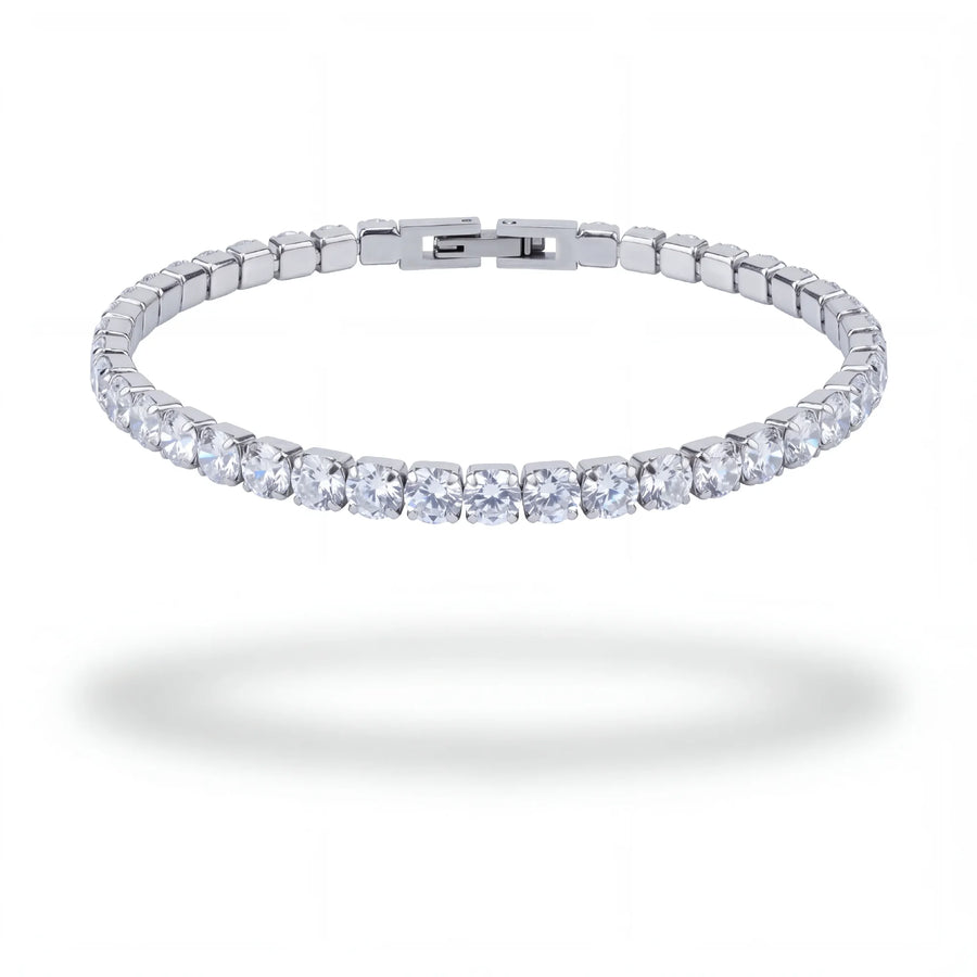 304supply Icy Stellar Ice-Armband aus Edelstahl mit facettierten Zirkonia – Produktansicht