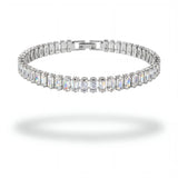 304supply White Ice Ice-Armband aus Edelstahl mit klaren Zirkonia – Produktansicht